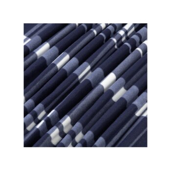 Livarno home Bettwäsche Fleece, 240x220cm, blau/kariert - B-Ware neuwertig