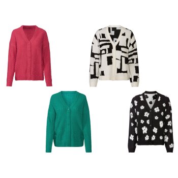 esmara® Damen Cardigan in Grobstrickqualität -...