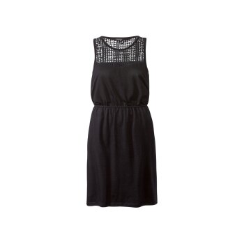 esmara® Damen Kleid, körpernah geschnitten, mit Baumwolle (schwarz, S(36/38)) - B-Ware neuwertig