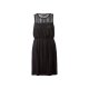 esmara® Damen Kleid, körpernah geschnitten, mit Baumwolle (schwarz, S(36/38)) - B-Ware neuwertig