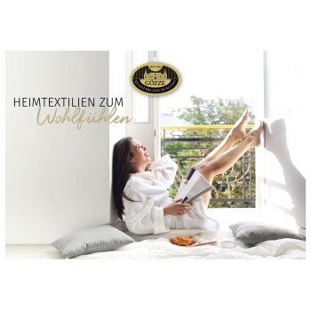 Gözze Frottier Duschtuch »Uppsala«, 70 x 140 cm (taupe) - B-Ware neuwertig