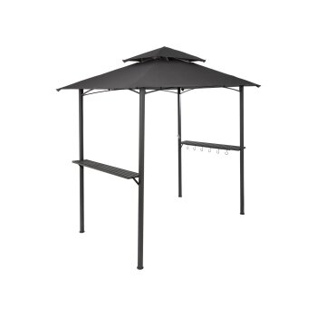 LIVARNO home Grillpavillon, witterungsbeständig, anthrazit - B-Ware neuwertig