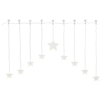 LIVARNO home LED-Lichtervorhang, mit Timer (Stern warmweiß) - B-Ware sehr gut