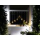 LIVARNO home LED-Lichtervorhang, mit Timer (Stern warmweiß) - B-Ware sehr gut
