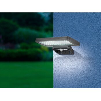 LIVARNO home LED-Solarstrahler mit Bewegungsmelder, 56 LEDs (breit) - B-Ware sehr gut