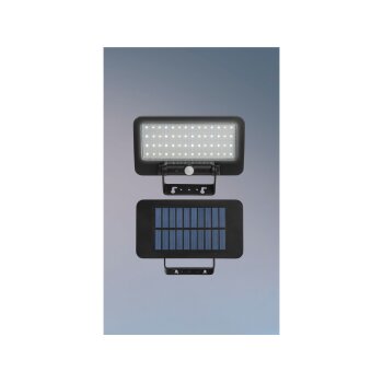 LIVARNO home LED-Solarstrahler mit Bewegungsmelder, 56 LEDs (breit) - B-Ware sehr gut