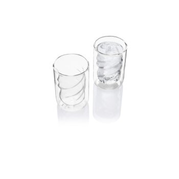 ERNESTO® Doppelwandige Gläser, 2 Stück, aus Borosilikatglas - B-Ware