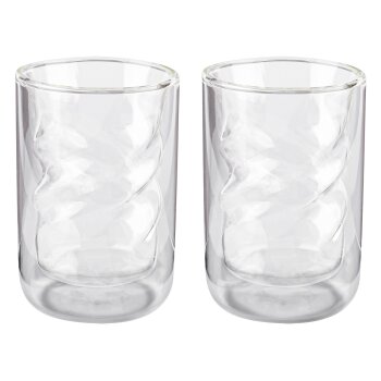 ERNESTO® Doppelwandige Gläser, 2 Stück, aus Borosilikatglas - B-Ware