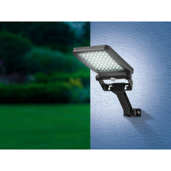 LIVARNO home LED-Solarstrahler mit Bewegungsmelder, 56 LEDs - B-Ware