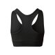 CRIVIT Damen Sport-Bustier, Medium-Level, mit Ringerrücken (schwarz, S (36/38)) - B-Ware neuwertig