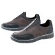 Footflex Damen Freizeitschuh, G-Weite, mit stresshemmendem Footflexx-Shock-Absorber (Dunkelgrau, 40) - B-Ware neuwertig