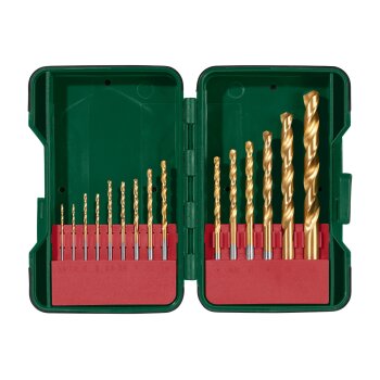 PARKSIDE® Bohrer- und Bit-Set »PBB 4 C2«, sortiert verpackt (HSS- Spiralbohrer Set 15ltg.) - B-Ware neuwertig