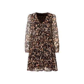 esmara® Damen Kleid in Chiffon-Qualität (gemustert, 44) - B-Ware neuwertig