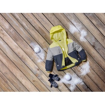lupilu® Kleinkinder Jungen Skijacke, wasserdicht (navy/grau/lime, 98/104) - B-Ware neuwertig