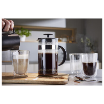 ERNESTO® Glas-Teekanne /-Kaffeebereiter, besonders leicht - B-Ware