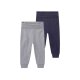 lupilu® Baby Jungen Jogginghosen, 2 Stück, hoher Bio-Baumwollanteil (dunkelblau/grau, 86/92) - B-Ware neuwertig