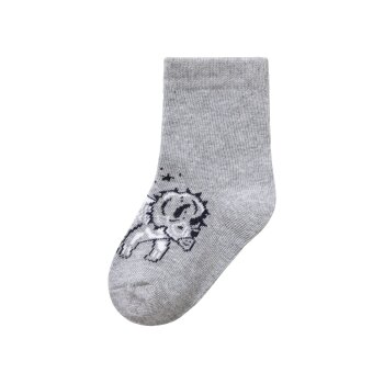 lupilu® Kleinkinder Socken, 7 Paar, mit Bio-Baumwolle (grau/petrol/marine, 19-22) - B-Ware neuwertig