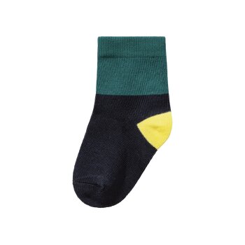 lupilu® Kleinkinder Socken, 7 Paar, mit Bio-Baumwolle (grau/petrol/marine, 19-22) - B-Ware neuwertig