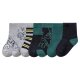 lupilu® Kleinkinder Socken, 7 Paar, mit Bio-Baumwolle (grau/petrol/marine, 19-22) - B-Ware neuwertig