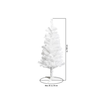 LIVARNO home Künstlicher Weihnachtsbaum, H 120 cm (weiss) - B-Ware neuwertig