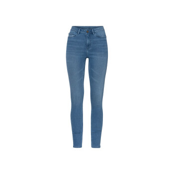 esmara® Damen Jeans, Super Skinny Fit, mit hoher Leibhöhe (blau, 40) - B-Ware neuwertig