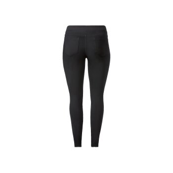 esmara® Damen Thermo-Jeggings, mit aufgesetzten Gesäßtaschen (schwarz, 50) - B-Ware neuwertig