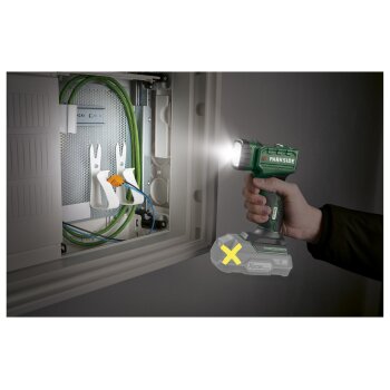 PARKSIDE® 20 V Akku-LED-Handlampe »PLHLA 20-Li A1«, ohne Akku und Ladegerät - B-Ware sehr gut