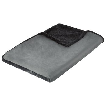 LIVARNO home Teddyfleece Kuscheldecke, 150 x 200 cm (Grau) - B-Ware neuwertig