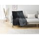 LIVARNO home Teddyfleece Kuscheldecke, 150 x 200 cm (Grau) - B-Ware neuwertig