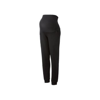 esmara® Damen Umstandssweathose, mit Baumwolle (schwarz, M(40/42)) - B-Ware neuwertig