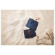 lupilu® Kleinkinder/Kinder Mädchen Shorts, 2 Stück, mit kleinen Seitenschlitzen (Streifen dunkelblau, 110/116) - B-Ware neuwertig