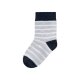 lupilu® Kleinkinder Jungen Socken, 7 Paar, mit Bio-Baumwolle (Streifen/grau/weiß/marine, 23-26) - B-Ware neuwertig