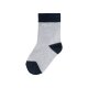 lupilu® Kleinkinder Jungen Socken, 7 Paar, mit Bio-Baumwolle (Streifen/grau/weiß/marine, 23-26) - B-Ware neuwertig