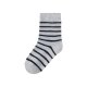lupilu® Kleinkinder Jungen Socken, 7 Paar, mit Bio-Baumwolle (Streifen/grau/weiß/marine, 23-26) - B-Ware neuwertig
