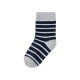lupilu® Kleinkinder Jungen Socken, 7 Paar, mit Bio-Baumwolle (Streifen/grau/weiß/marine, 23-26) - B-Ware neuwertig
