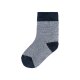 lupilu® Kleinkinder Jungen Socken, 7 Paar, mit Bio-Baumwolle (Streifen/grau/weiß/marine, 23-26) - B-Ware neuwertig