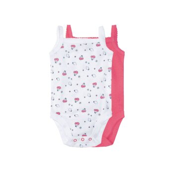 lupilu® Baby Mädchen Body, 2 Stück, in...