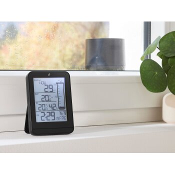 Auriol Funk Wetterstation mit Regenmesser, schwarz - B-Ware sehr gut