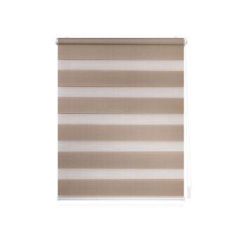 Lichtblick Duo Rollo Klemmfix, ohne Bohren, ab 45 x 150 cm (Taupe, 80x150 cm) - B-Ware neuwertig