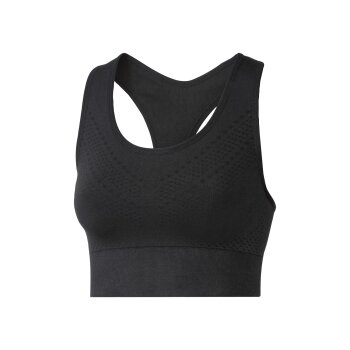 CRIVIT Seamless-Sportbustier, Medium-Level, mit formendem Effekt (anthrazit, S (36/38)) - B-Ware neuwertig