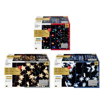 LIVARNO home LED-Lichtervorhang, 440 LEDs - B-Ware