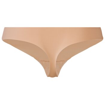 esmara® Damen Strings, 5 Stück, nahtlos (schwarz/beige/weiß, M(40/42)) - B-Ware neuwertig