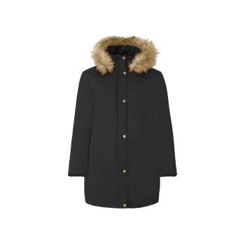 ESMARA® Damen Parka, mit wärmendem Futter (schwarz, XL(48/50)) - B-Ware neuwertig