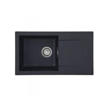 respekta Einbauspüle Denver 78 x 44 cm, schwarz -...