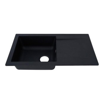 respekta Einbauspüle Denver 78 x 44 cm, schwarz -...