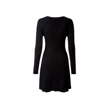 esmara® Damen Feinstrick Kleid, tailliert geschnitten (anthrazit, L(44/46)) - B-Ware neuwertig