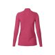esmara® Damen Rollkragenshirts, 2 Stück, in hochwertiger Ripp-Qualität (schwarz/pink, S(36/38)) - B-Ware neuwertig