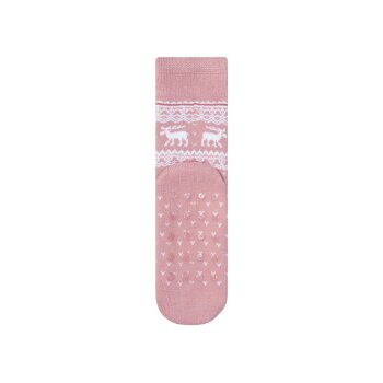 esmara® Damen Thermo Socken, 2 Paar, weich und wärmend (Pink Motif/Light Grey Melange, 35-38) - B-Ware neuwertig