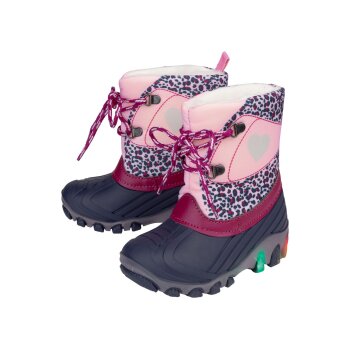 lupilu® Kleinkinder Mädchen LED-Winterstiefel mit Blink-Effekt (navy, 27) - B-Ware neuwertig