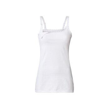 esmara® Damen Still-Tops, 2 Stück, mit hohem Bio-Baumwollanteil (schwarz/weiß, S(36/38)) - B-Ware neuwertig
